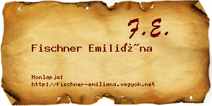 Fischner Emiliána névjegykártya